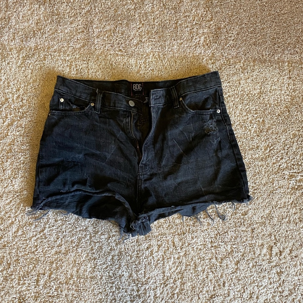 BDG High Rise Girlfriend Jean Shorts